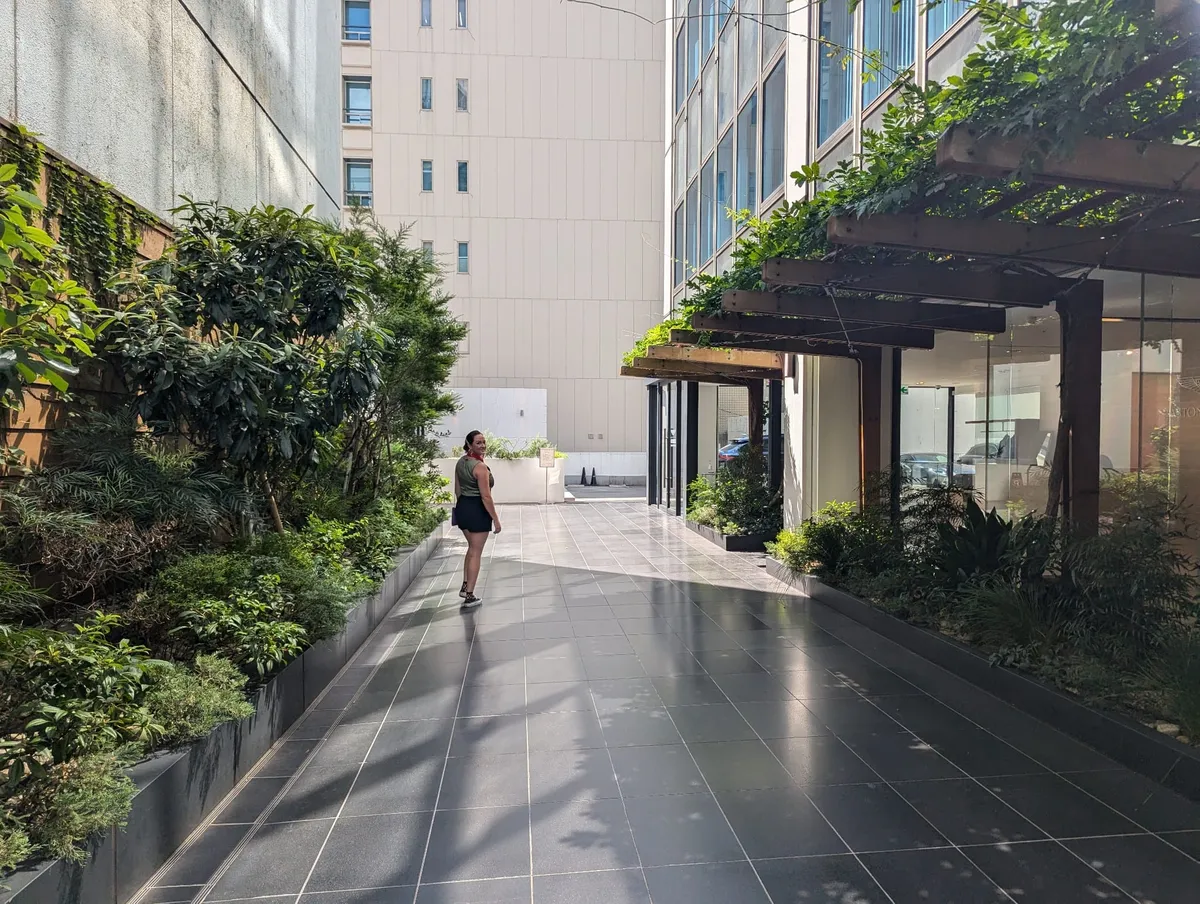 Exterior Lounge at Aoyama Building, Tokyo