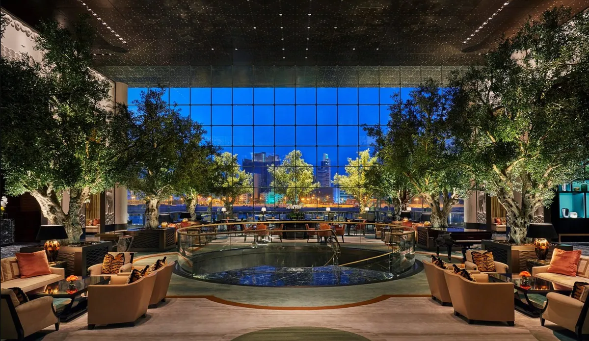 Lobby Lounge and Restaurant at Four Seasons Hotel Bahrain Bay