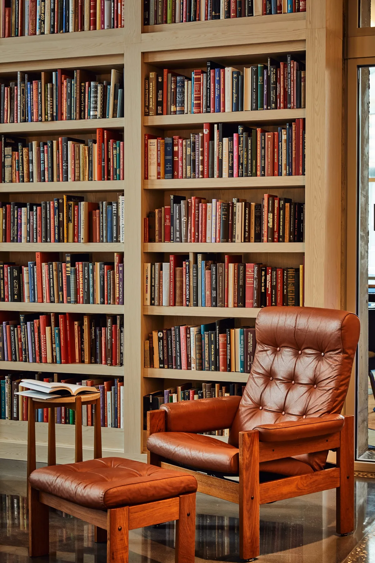 Coworking Lounge, library at Journal Squared Tower 3, Jersey City
