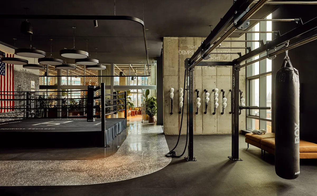Boxing Gym at Journal Squared Tower 3, Jersey City