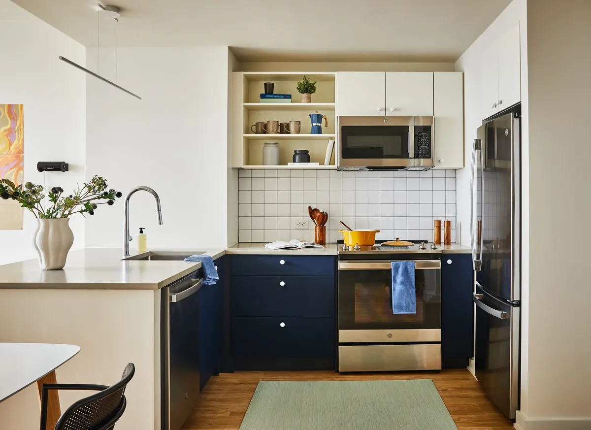 1BR Kitchen at Journal Squared Tower 3, Jersey City