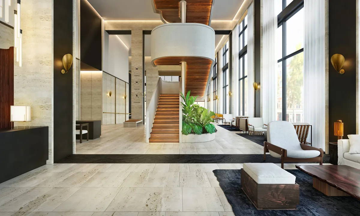 Feature Staircase at The Tampa EDITION